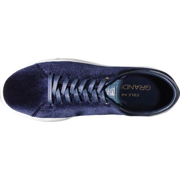 NWT Cole Haan GrandPrø Tennis Velvet Sneaker Wmn's - Picture 4 of 5